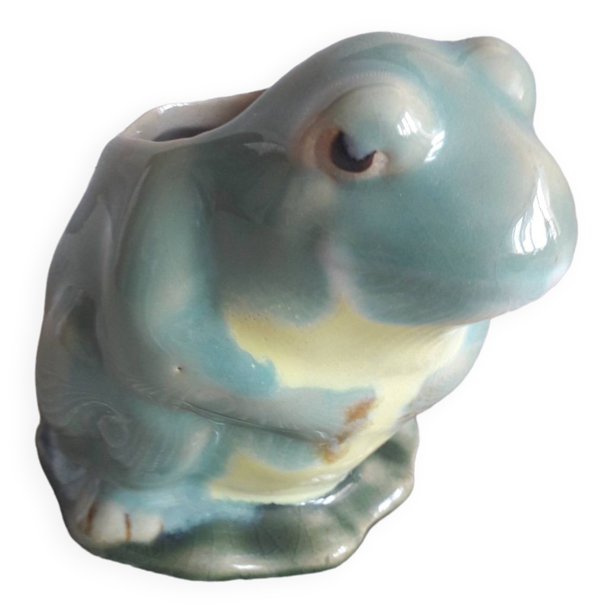 Vintage ceramic frog
