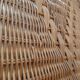 Door vintage rattan magazine