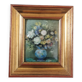 Petit cadre bouquet de fleurs procédé cadem