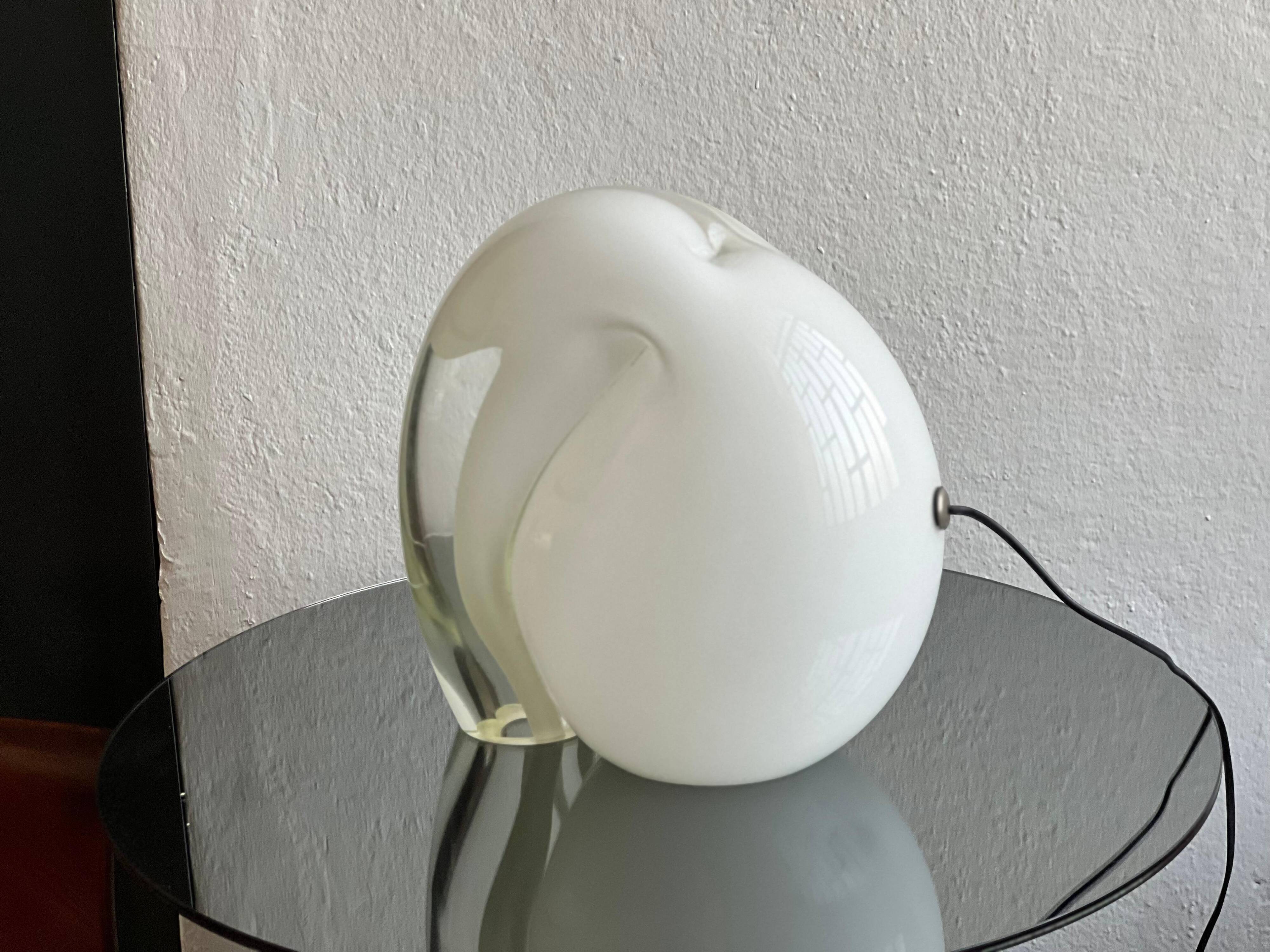 Lampe de table en verre artistique massive Munega par Gino Vistosi années 1970 Murano Italie