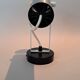 Modernist adjustable wall light in brushed aluminium, 1970s Vintage.