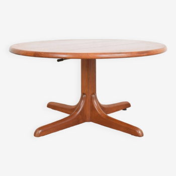 Table basse danoise en teck du milieu du siècle, années 1970.