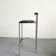 Italian Postmodern Black Tokyo Stool by Rodney Kinsman for Bieffeplast, 1985