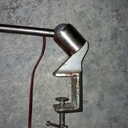 Old and authentic Mazda workshop lamp.