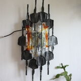 Tom Ahlström and Hans Ehrich Brutalist Great Swedish Brutalist Wall Lamp