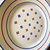 6 vintage Luneville ceramic plates