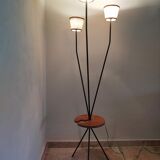 Lampadaire vintage tripode 1950