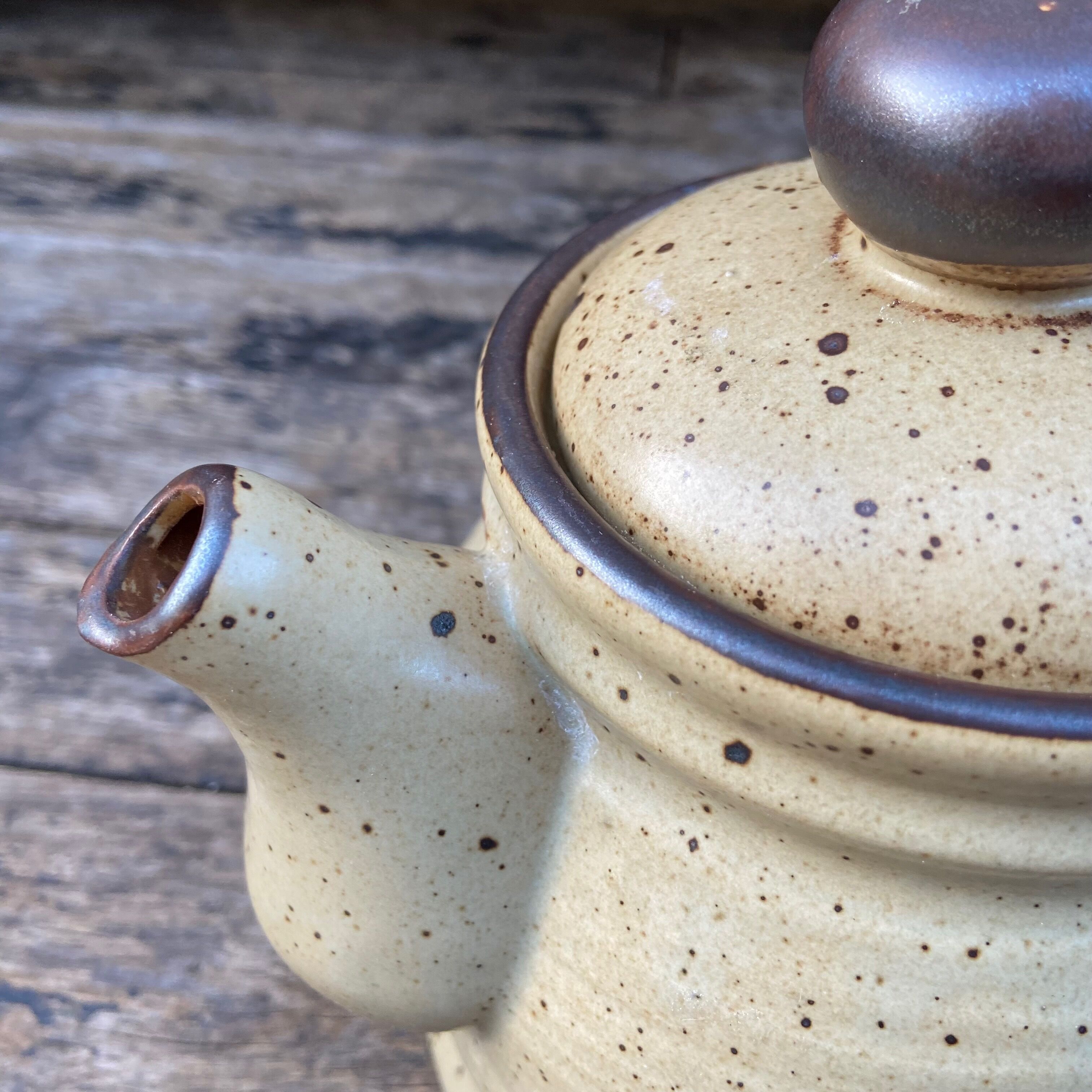 Rock sandstone teapot-Japan 1970
