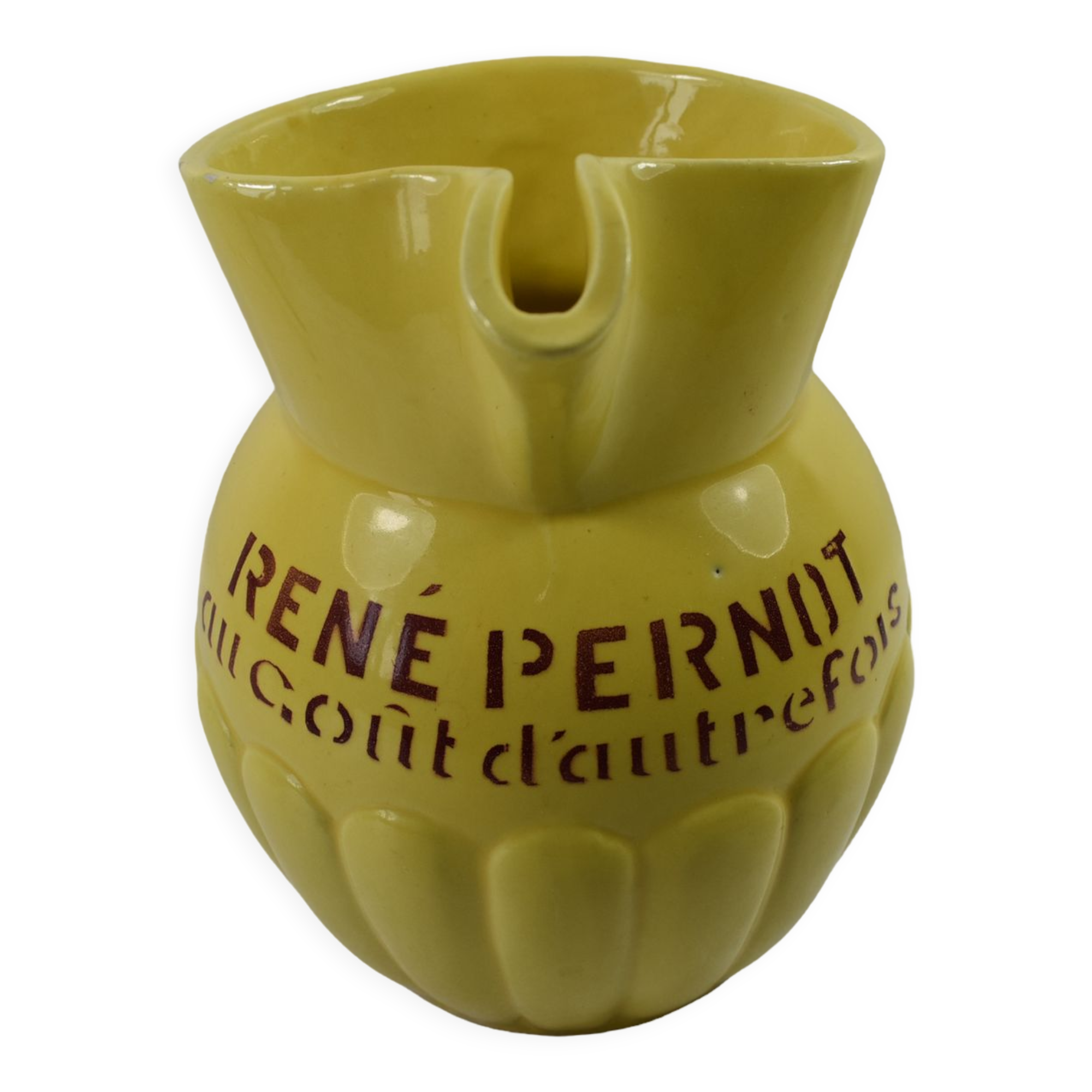 Former ceramic advertising pitcher anise rene pernot to the taste of formerly pastis 1930/40
