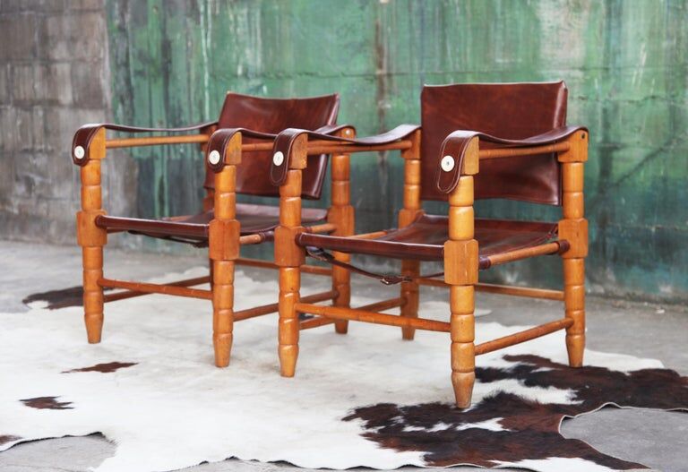 Mid-century chair pair