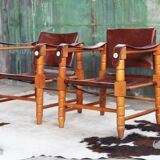 Mid-century chair pair