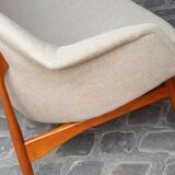 Sofa organic Danish Ib Kofod - Larsen for Carlo Gahrn of 1957