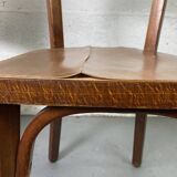 Set of 3 mismatched and damaged bistro chairs