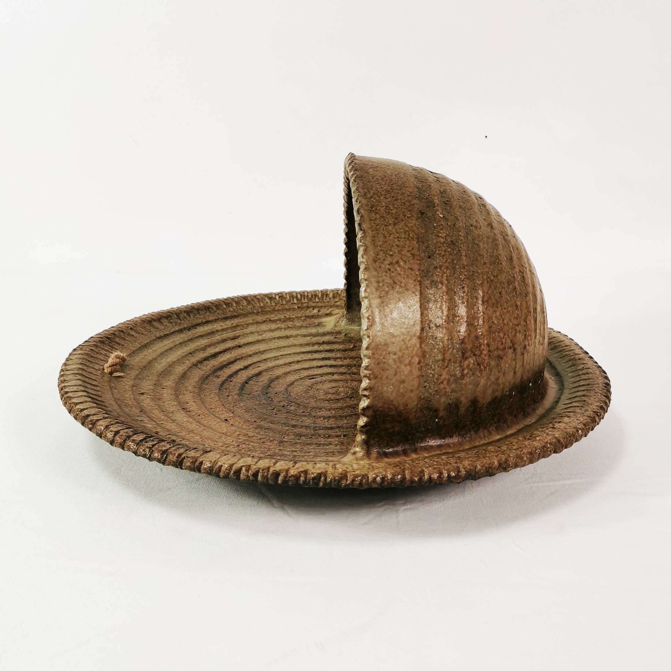 Wall-mounted ceramic flowerpot, Germany, 1970s.