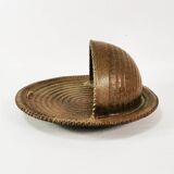 Wall-mounted ceramic flowerpot, Germany, 1970s.