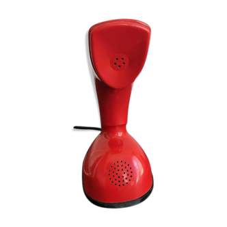 Téléphone Ericsson rouge années 70 vintage