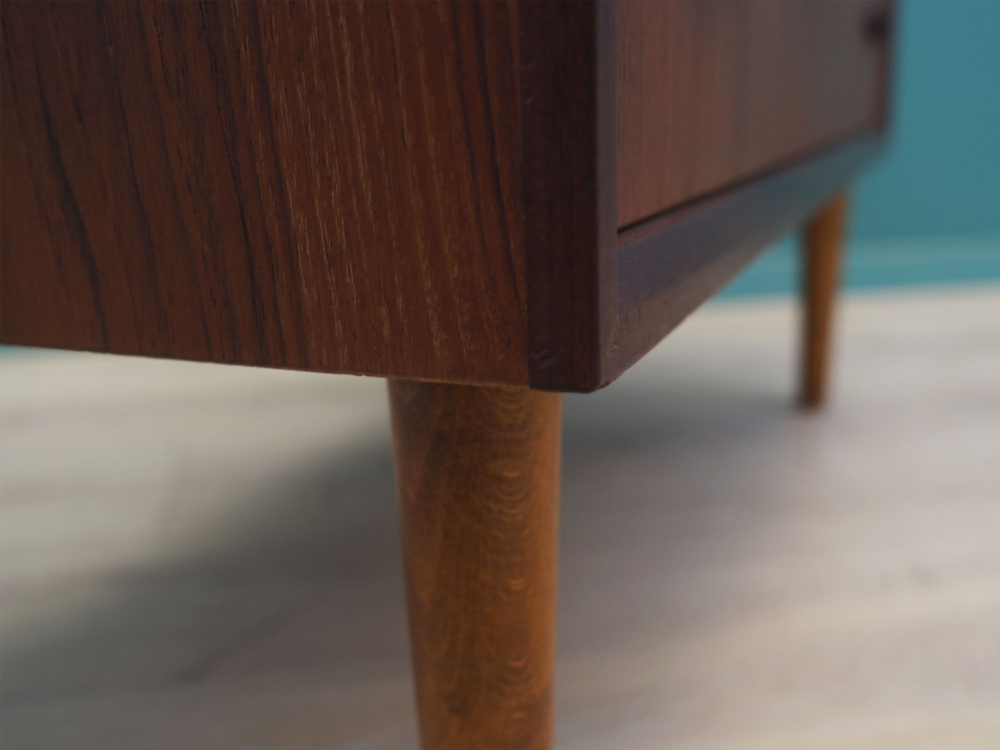 Teak chest of drawers, danish design, 1970s, made in denmark