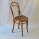 Thonet chair N°14 1/2, flowered wood seat -1900 -