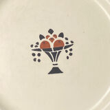 6 assiettes Lunéville Motif Coupe à fruits