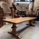 Large monastery-style table in aged fir.