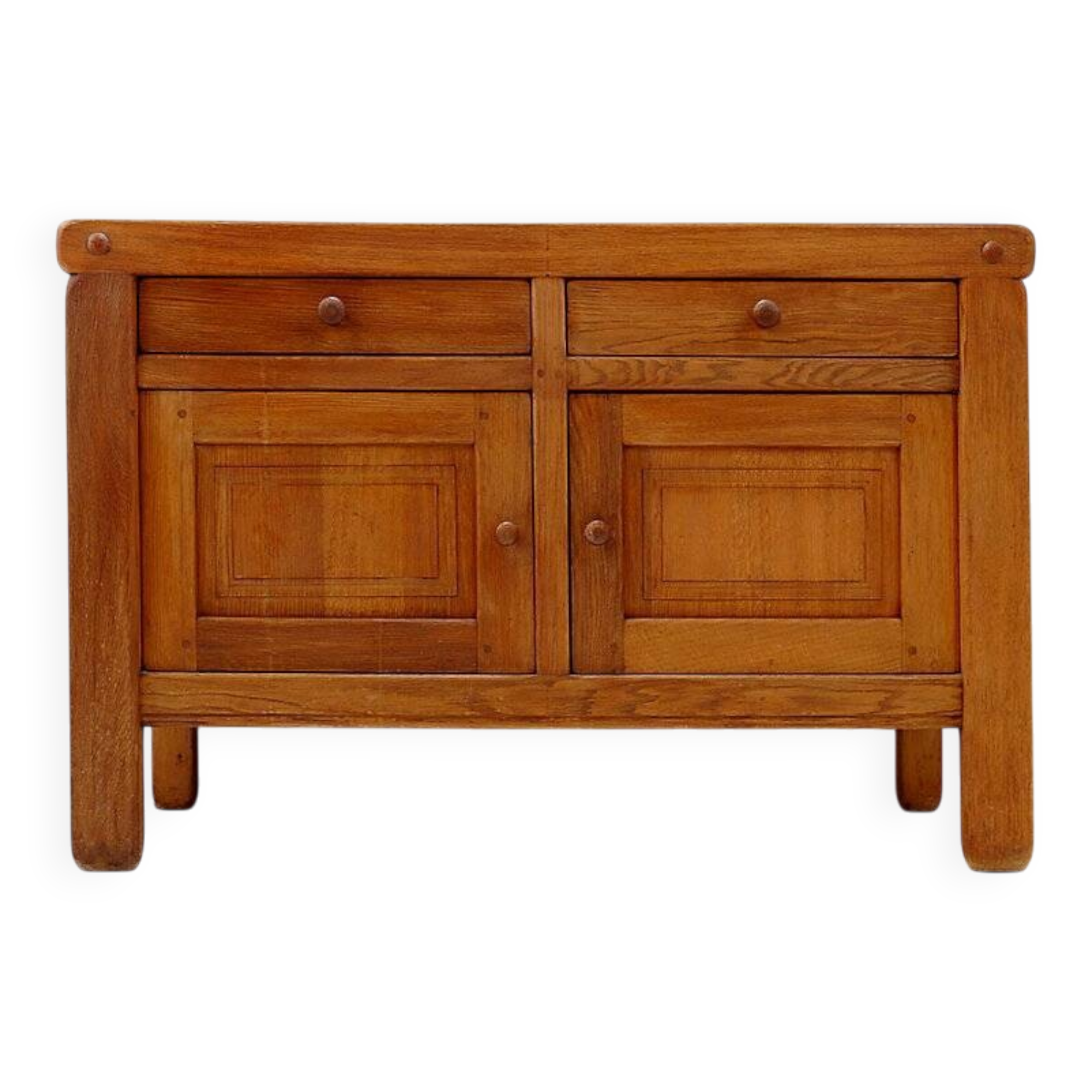 Buffet de style campagnard 2 portes et 2 tiroirs, années 1960