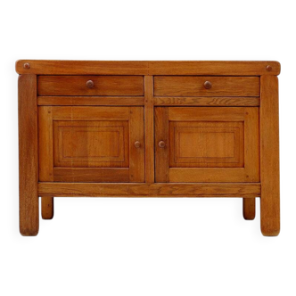 Country-style buffet with 2 doors and 2 drawers - 1960s