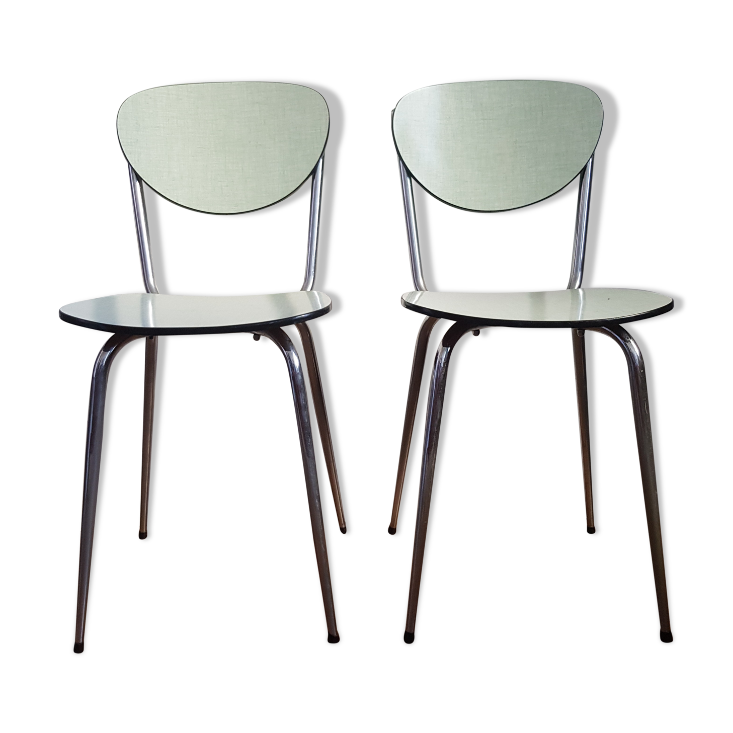 Set of 2 formica chairs