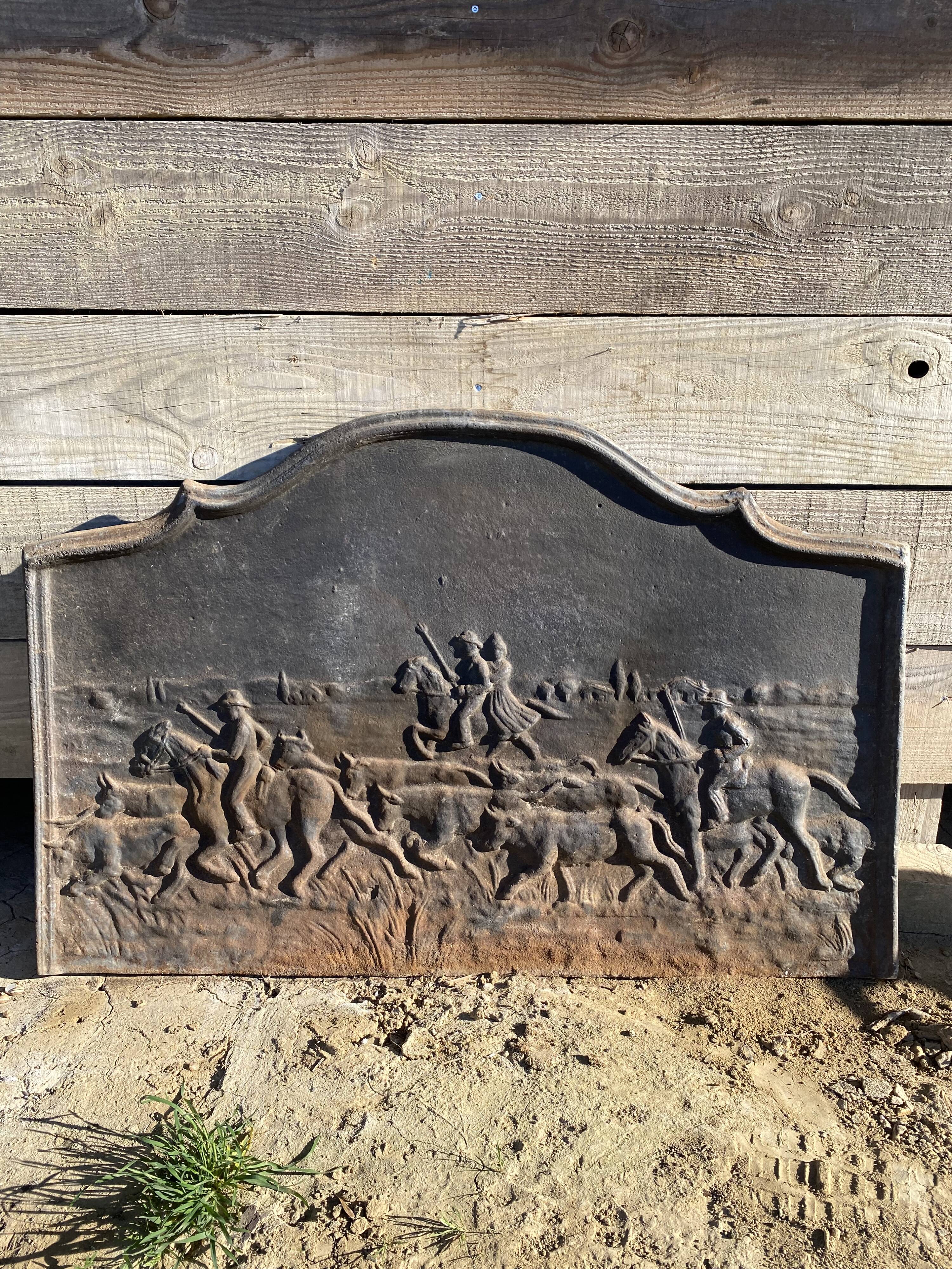 Fireplace plate Camargue Arlesian
