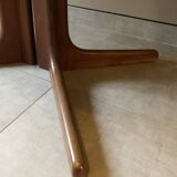Baumann teak table in Scandinavian style circa 1960 extendable