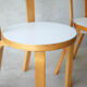 Set of 6 chairs model 66 by Alvar Aalto for Artek