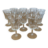 12 crystal glasses Arques