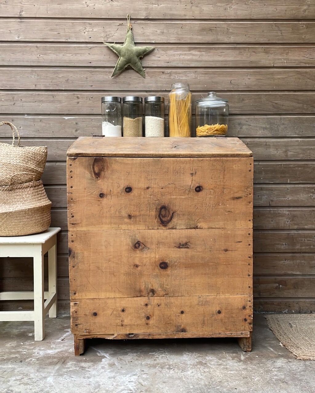 Wooden chest