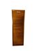 Vintage curtain wardrobe / archive cabinet with file supports