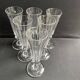 6 Baccarat/Saint Louis champagne flutes - 19th century