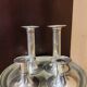 Set of 4 candlesticks "Luise" by Günther Lambert silver-plated metal