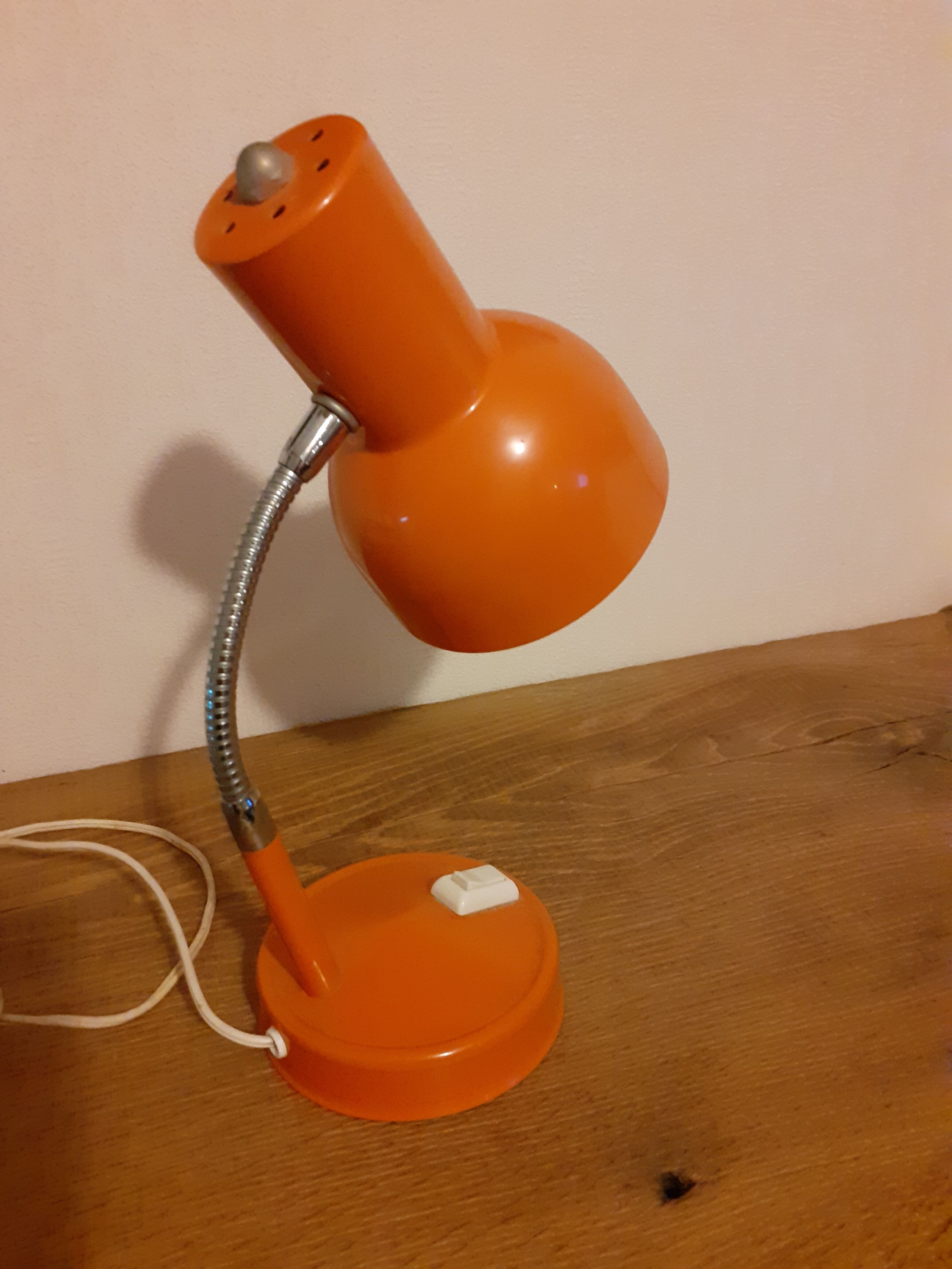 Vintage orange lamp