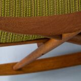 Midcentury Teak Rocking Chair by Frank Reenskaug for Bramin, 1960s