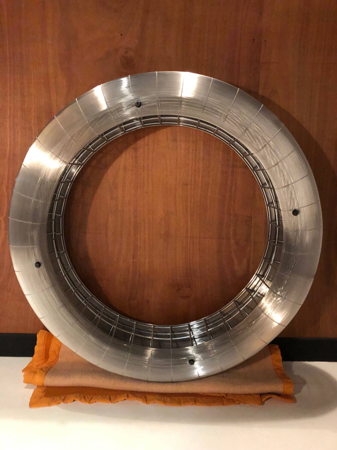 Large Roche Bobois designer wire coffee table