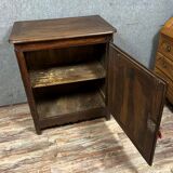 Rustic jam maker cabinet louis XV in walnut