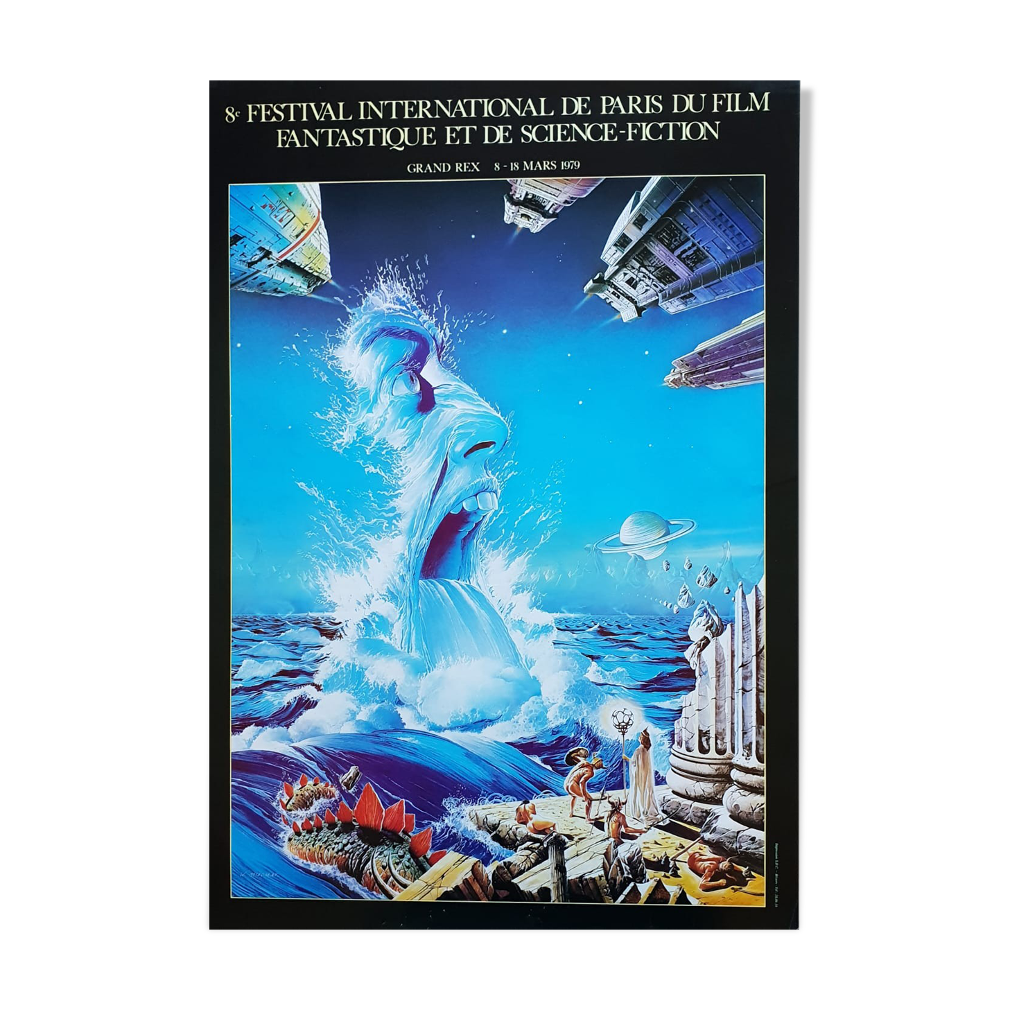 poster of the 8th Paris International Festival of Fantasy Film and Science Fiction