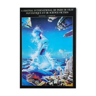 Affiche du 8eme festival international de Paris du film fantastique et de science-fiction
