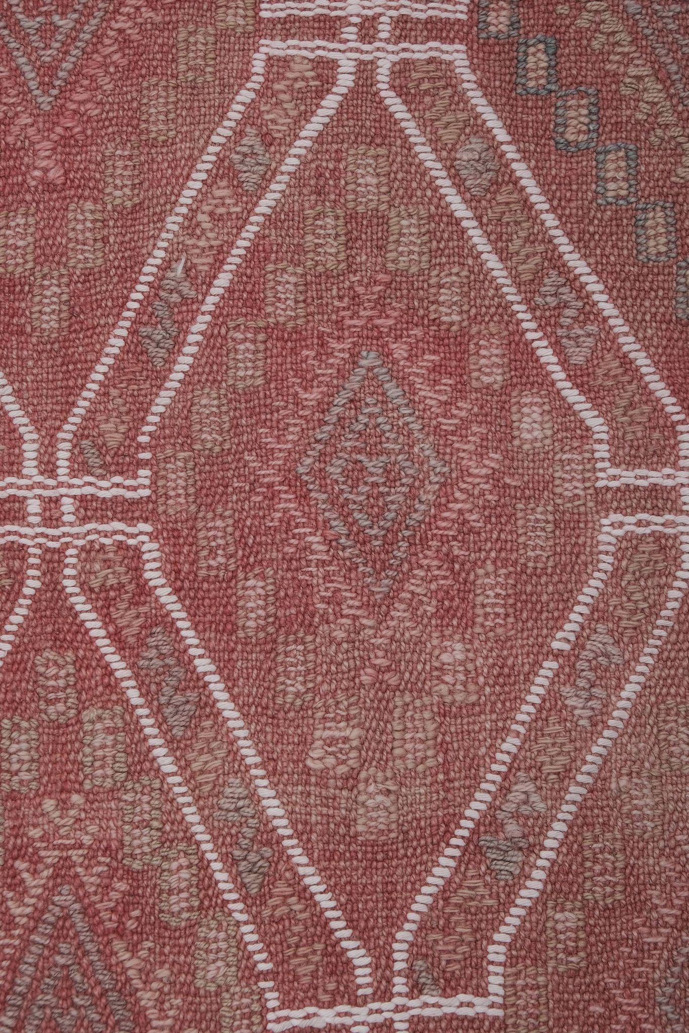 Tapis vintage turc de Oushak, tissé à la main 85x293 cm