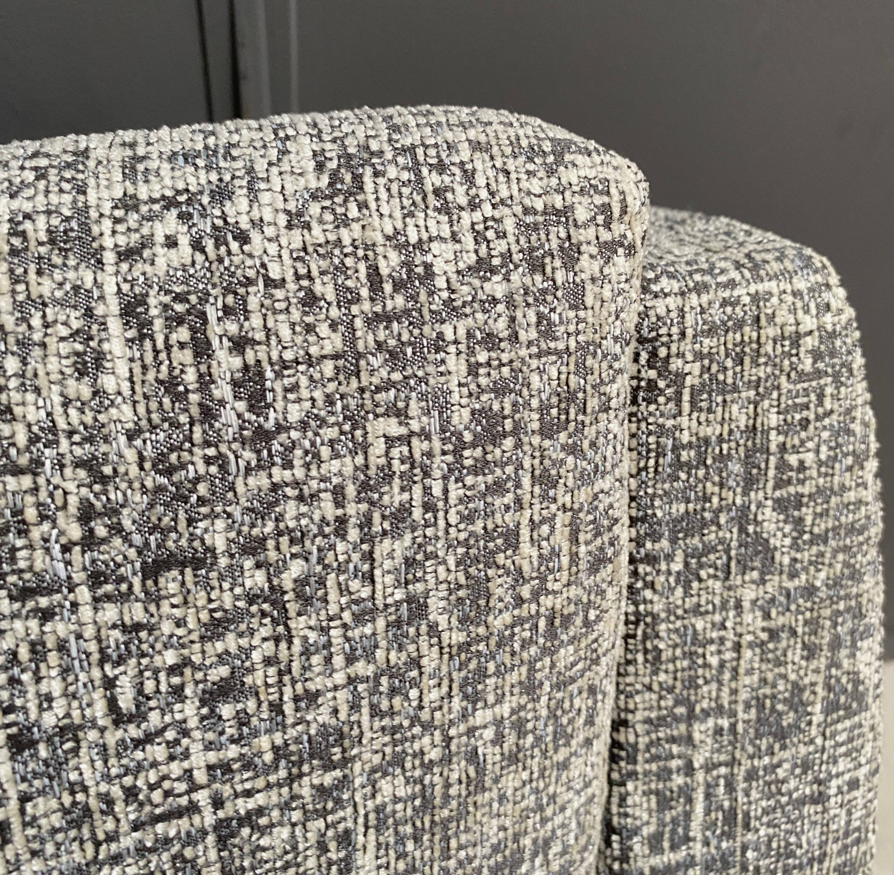 set of 2 grey relax chairs on castors 1970s