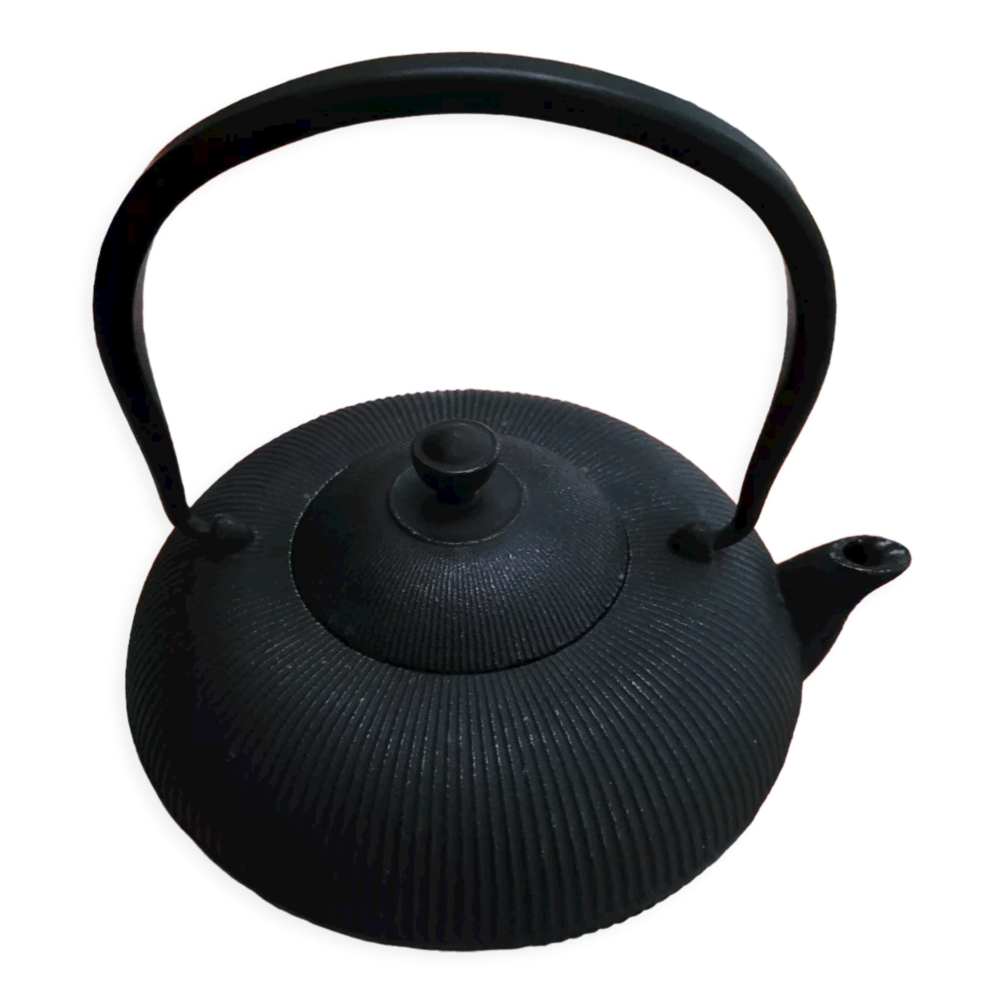 Cast iron teapot