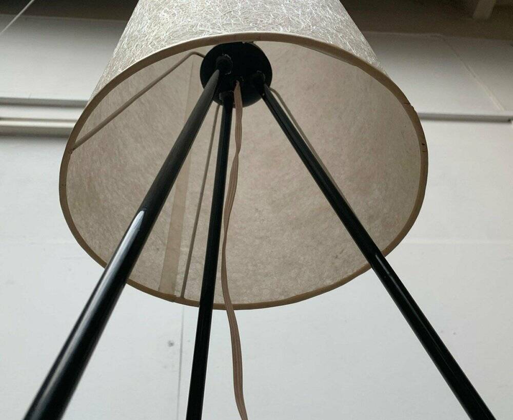 Mid-Century Minimalist Tripod Floor Lamp, 1960s