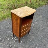 Louis XV style rosewood bedside table
