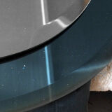 Luigi Fontana design blue cobalt mirror deco years 40 Fontana Arte