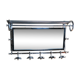 Coat holder "Vestibule" Chrome Art Deco style long 79 cm