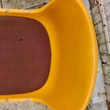 Paire de chaises traineaux Orange