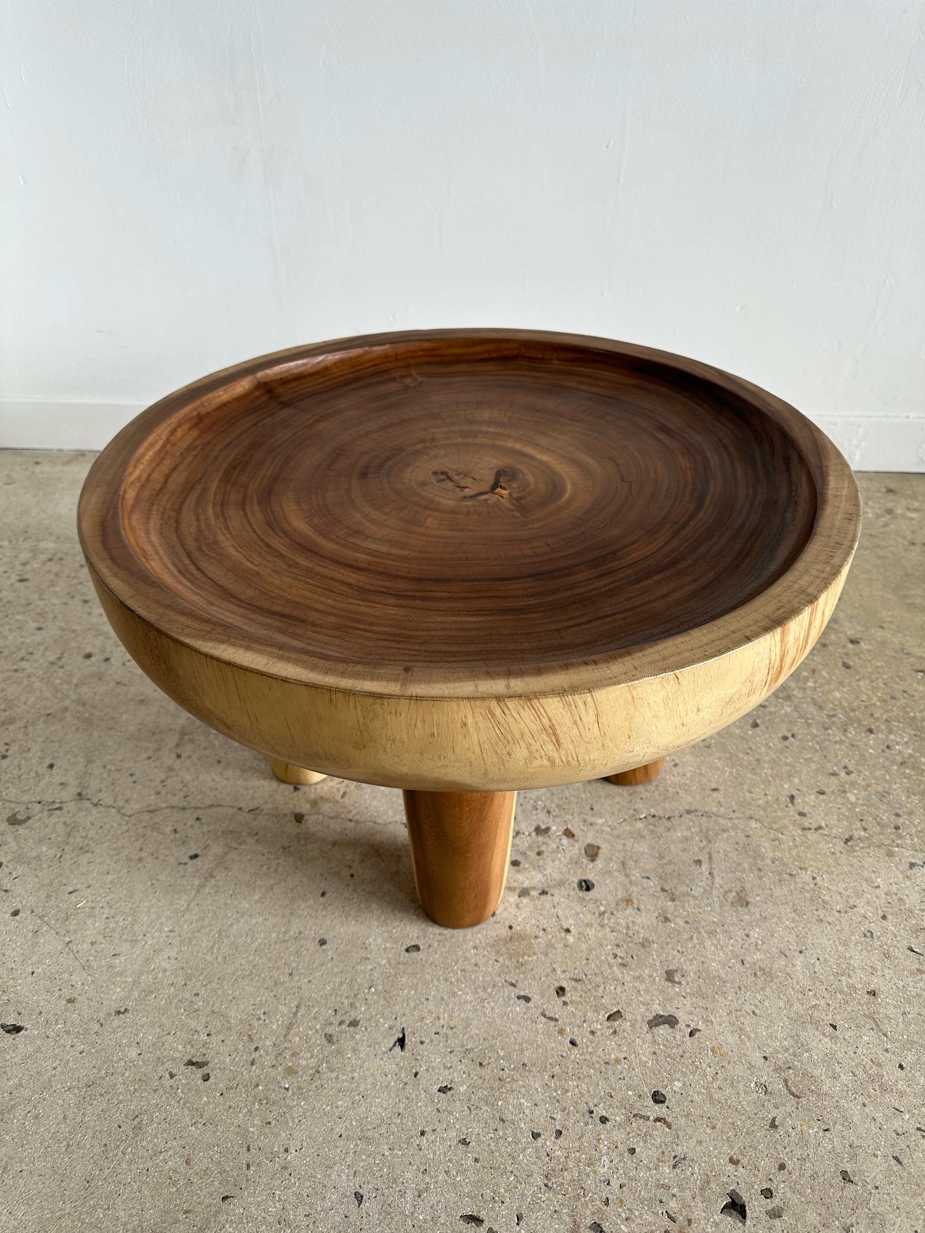 Coffee table, quadripod suar coffee table